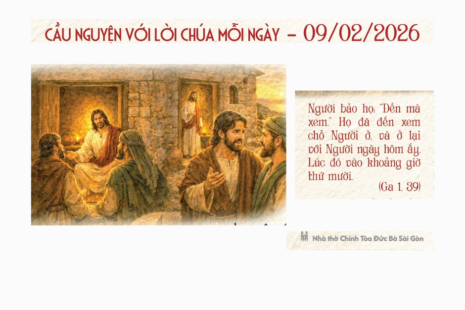 Cầu nguyện với Lời Chúa mỗi ngày - 9/2/2026