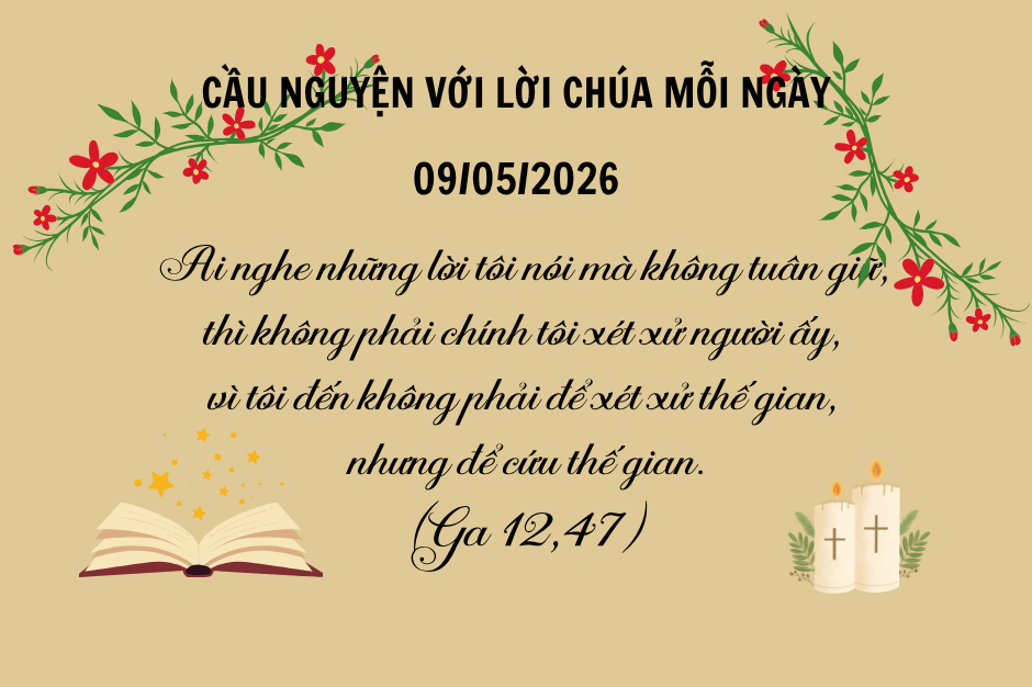 Cầu nguyện với Lời Chúa mỗi ngày - 09/05/2026