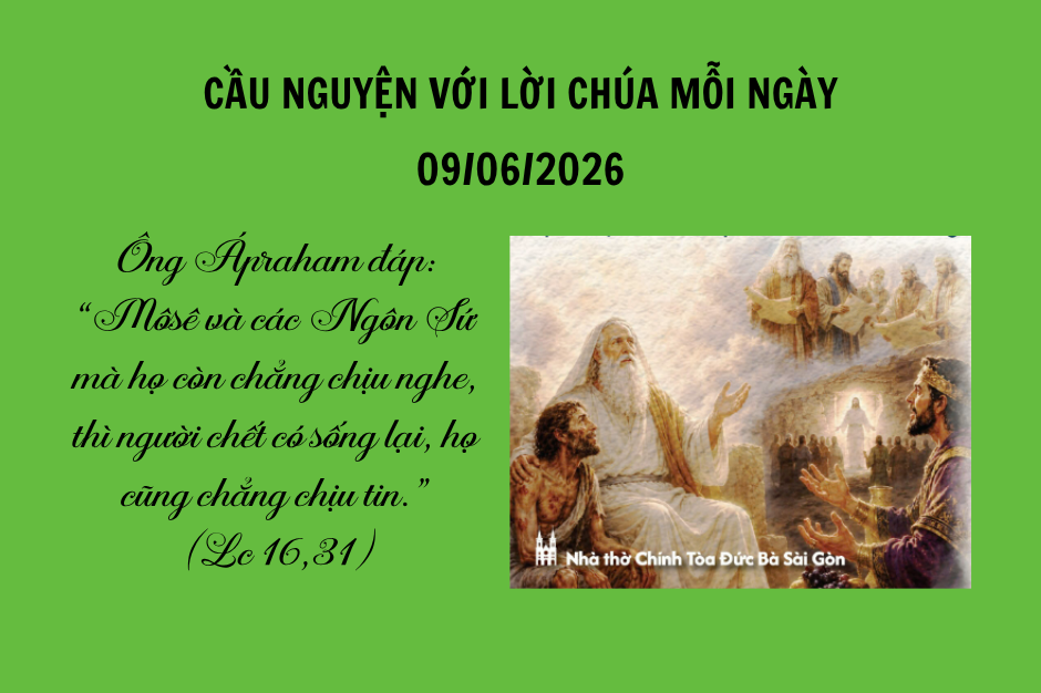 Cầu nguyện với Lời Chúa mỗi ngày - 09/06/2026