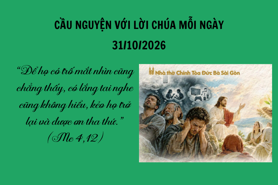 Cầu nguyện với Lời Chúa mỗi ngày - 31/10/2026