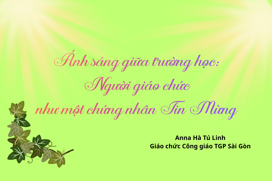 Giáo chức Công giáo: Ánh sáng giữa trường học