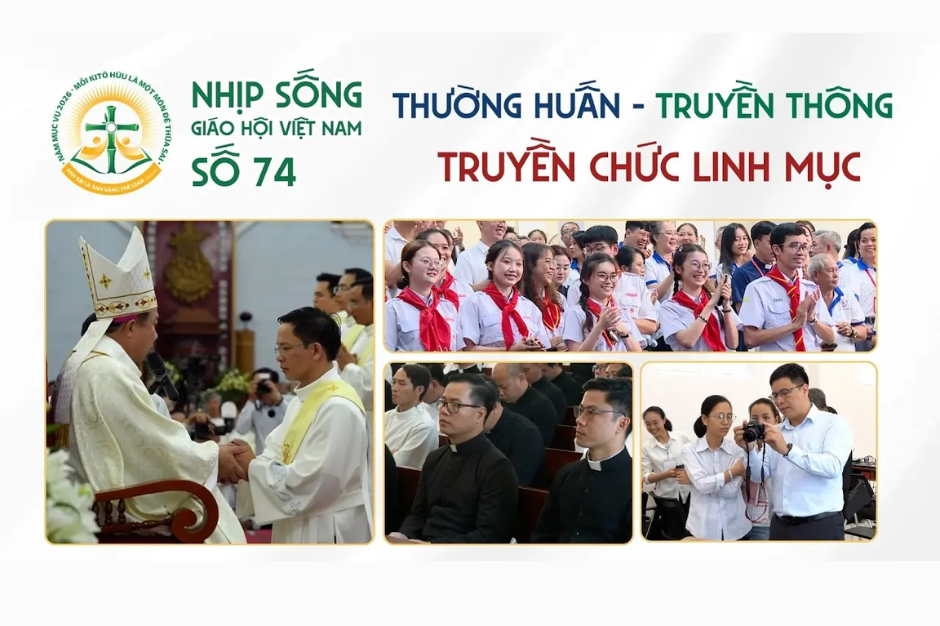 Thường huấn - Truyền thông - Truyền chức linh mục: Nhịp sống Giáo hội Việt Nam số 74 (12/5/2026 - 18/5/2026)