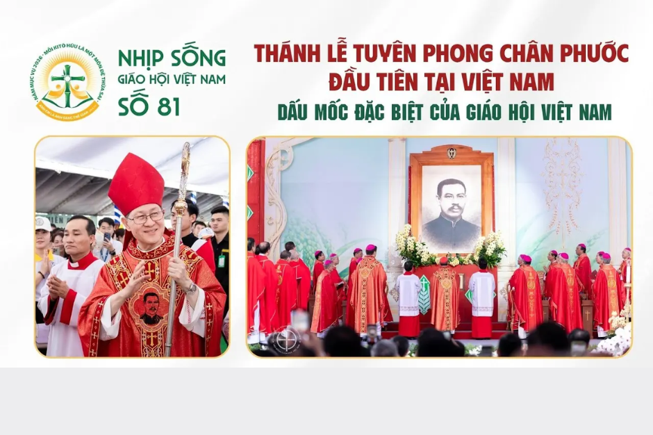 Thánh lễ Tuyên phong Chân phước đầu tiên tại Việt Nam: Nhịp sống Giáo hội Việt Nam số 81 (30/6/2026 - 06/7/2026)