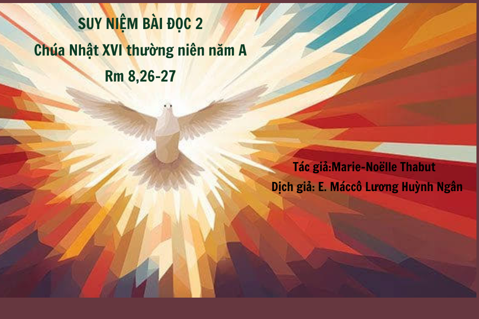 Suy niệm Bài đọc 2 - Chúa Nhật XVI thường niên năm A - Rm 8,26-27- Tác động của Chúa Thánh Thần