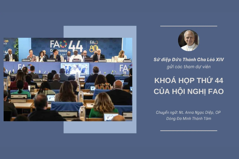 Sứ điệp Đức Thánh Cha Lêô XIV gửi Hội nghị của Tổ chức Lương thực và Nông nghiệp Liên hợp quốc năm 2025