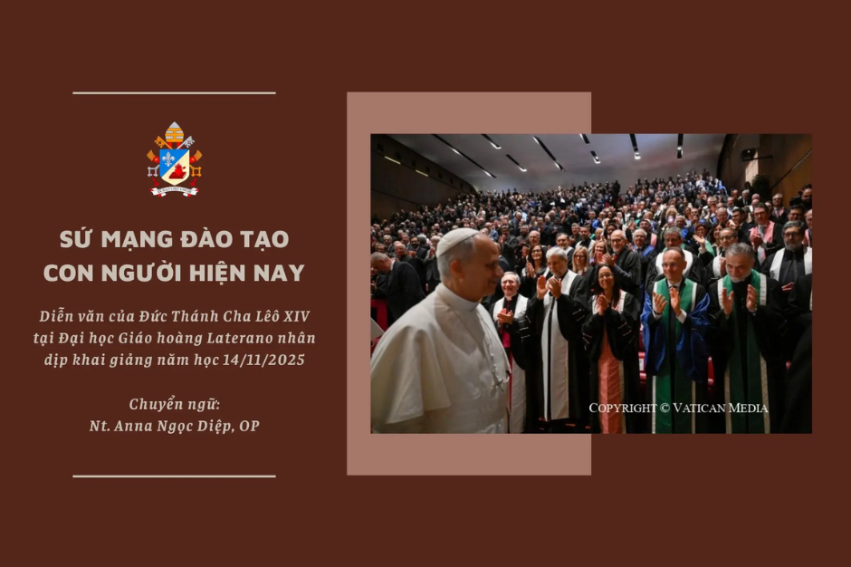 Sứ mạng đào tạo con người hiện nay - Diễn văn của Đức Giáo hoàng Lêô XIV tại Đại học Giáo hoàng Laterano nhân dịp khai giảng năm học
