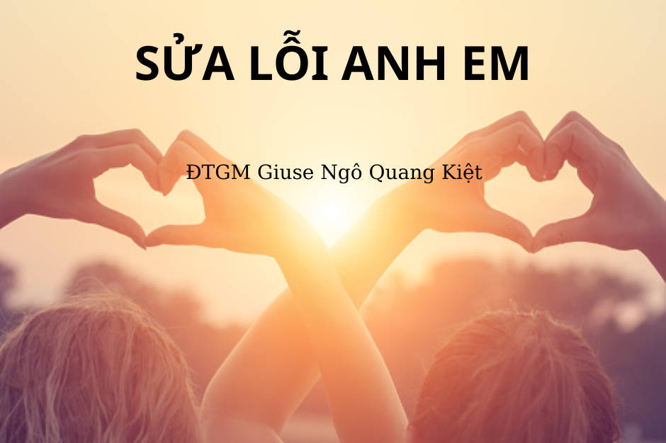 Sửa lỗi anh em - ĐTGM Giuse Ngô Quang Kiệt