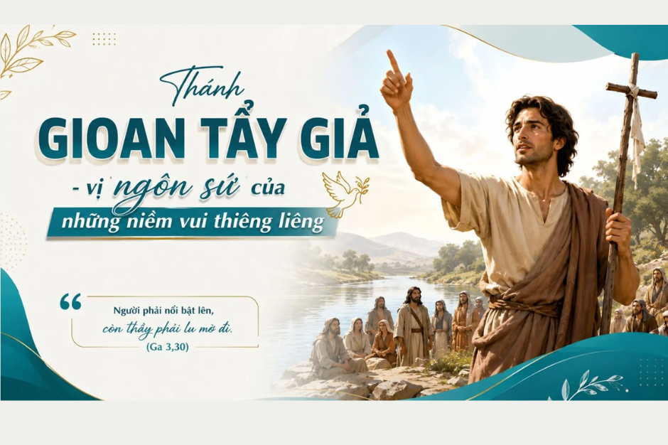 Thánh Gioan Tẩy Giả - vị ngôn sứ của những niềm vui thiêng liêng