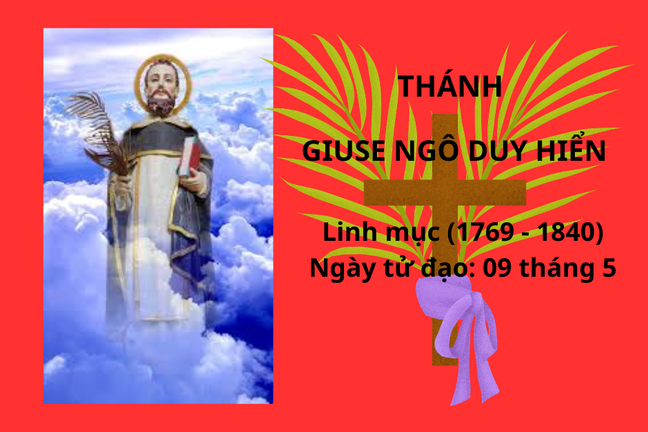 Thánh Giuse Ngô Duy Hiển, tử đạo ngày 09 tháng 5 năm 1840