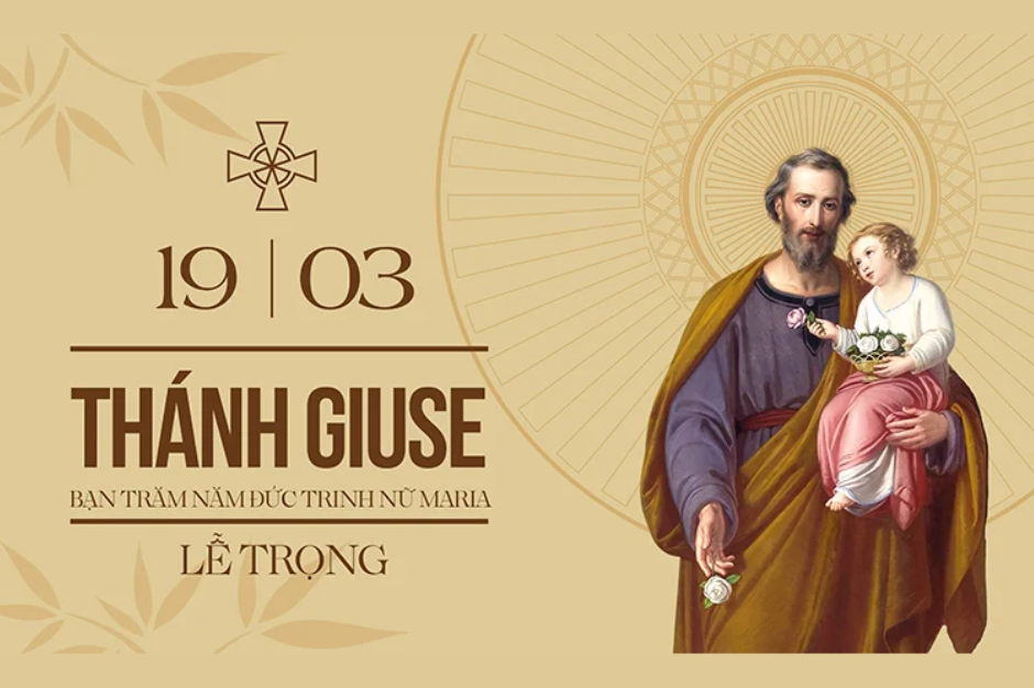 Ngày 19/03: Thánh Giuse - Bạn trăm năm Đức Trinh Nữ Maria