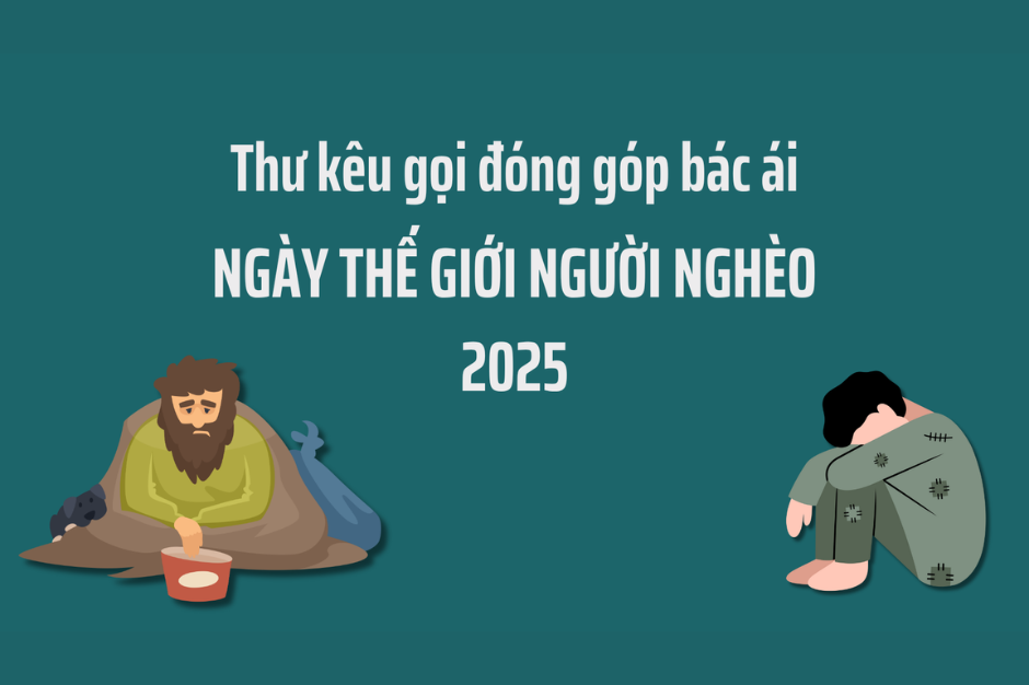 Thư kêu gọi đóng góp bác ái – Ngày Thế Giới Người Nghèo năm 2025