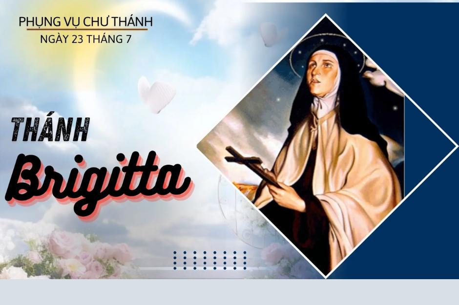 Ngày 23 tháng 7: Thánh Brigitta, Nữ tu, Bổn mạng châu Âu