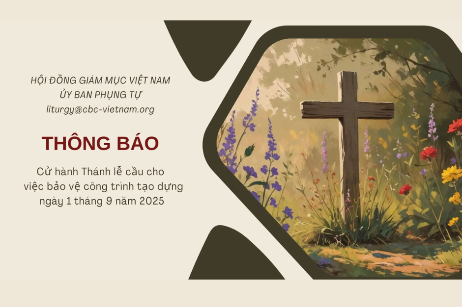 Ủy ban Phụng tự: Thông báo cử hành Thánh lễ cầu cho việc bảo vệ công trình tạo dựng ngày 1 tháng 9 năm 2025