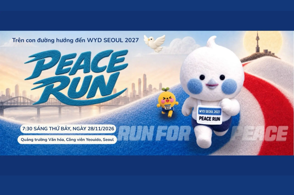 Peace Run: Cùng chạy về phía hòa bình với WYD 2027