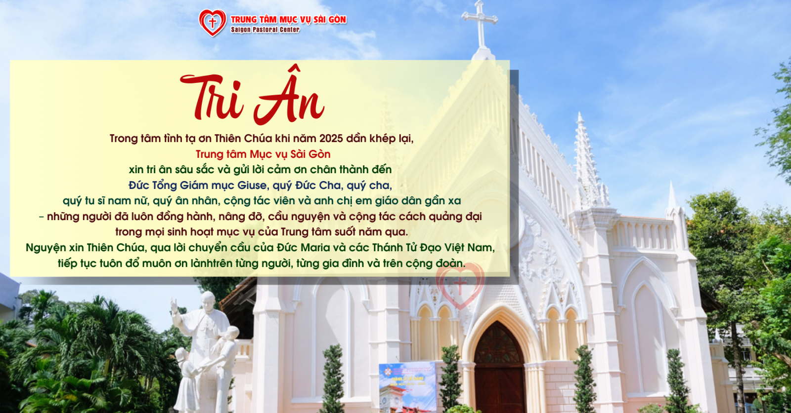 Trung Tâm Mục Vụ Tri Ân